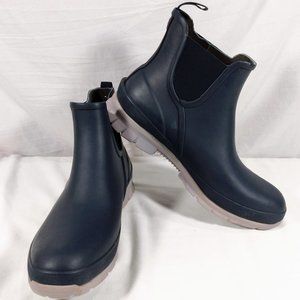 BOGS Women's Amelia Slip-on Rainboot-Navy-Size 10-New in Box